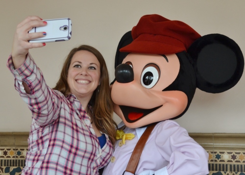 Selfie with Mickey